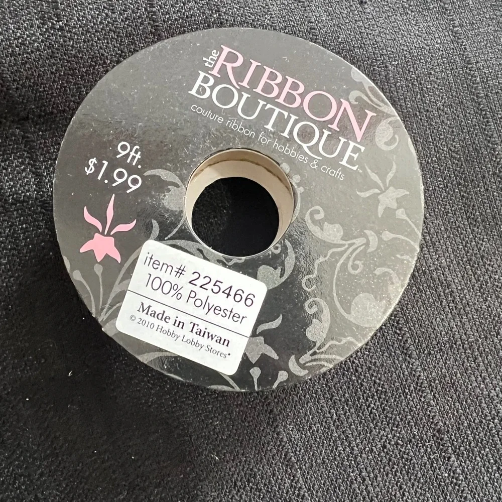 Lot of 10 Ribbon Spools The Ribbon Boutique Offray Venus Paisley Camo Dots Multi